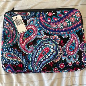 Vera Bradley laptop sleeve in Haymarket Paisley
